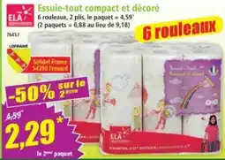 Norma ELA Essuie-tout compact et décoré offre
