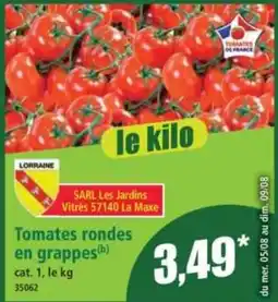Norma le kilo Tomates rondes en grappes offre