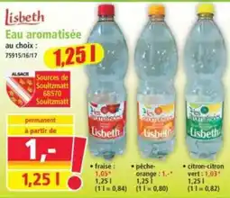 Norma Lisbeth Eau aromatisée offre