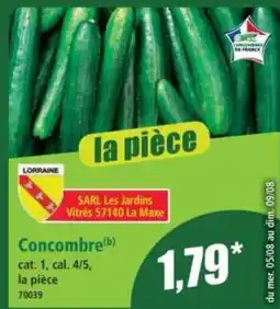 Norma la pièce Concombre offre