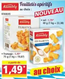 Norma Kambly Feuilletés apéritifs offre