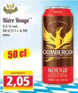 Norma GRIMBERGEN Bière Rouge offre