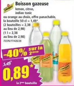 Norma Schweppes Boisson gazeuse offre
