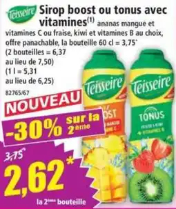 Norma Teisseire Sirop boost ou tonus offre