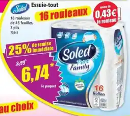 Norma Soled Essuie-tout offre