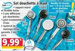 Norma bad Set douchette à main offre