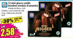 Norma RIVA 12 mini glaces vanille bourbon enrobés d'amandes offre