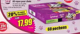 Norma whiskas repas pour chats offre