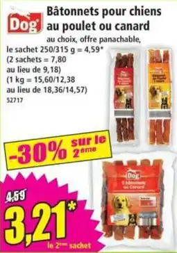 Norma Dog Bâtonnets pour chiens offre