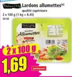 Norma Dulaure & Fils Lardons allumettes offre