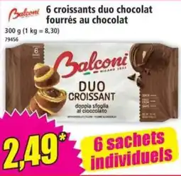 Norma Balconi croissants duo chocolat offre