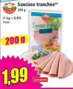 Norma Cut Berrichon Saucisse tranchée offre