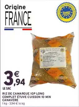 Intermarché CANAVÈRE Riz de Camargue IGP Long Complet offre