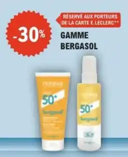 E.Leclerc Parapharmacie Bergasol gamme offre