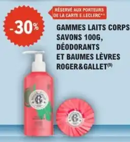 E.Leclerc Parapharmacie ROGER&GALLET offre