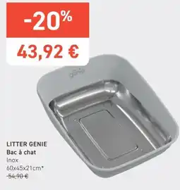 Tom&Co LITTER GENIE Bac à chat offre