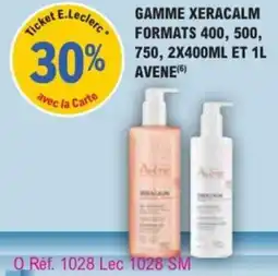 E.Leclerc Parapharmacie Gamme xeracalm formats offre