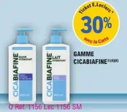 E.Leclerc Parapharmacie Cicabiafine Gamme offre