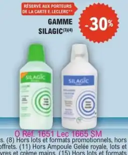 E.Leclerc Parapharmacie Silagic Gamme offre