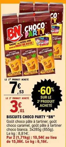 E.Leclerc BN Biscuits Choco Party offre
