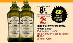 E.Leclerc Costa d'Oro Huile d'olive vierge extra offre