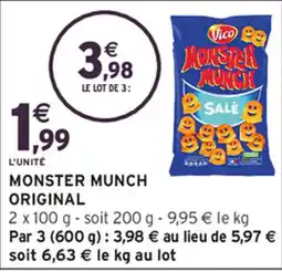 Intermarché Vico Monster Munch Original offre