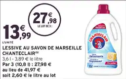 Intermarché CHANTECLAIR Lessive au savon de Marseille offre