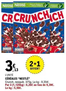 E.Leclerc Nestlé Crunch offre