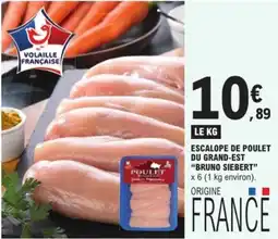 E.Leclerc Express Bruno Siebert Escalope de Poulet offre