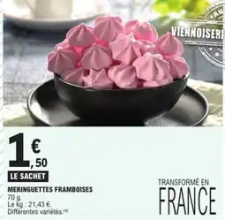 E.Leclerc Express MERINGUETTES FRAMBOISES offre