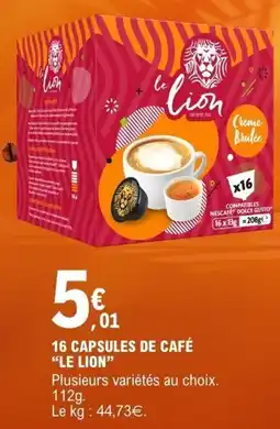 E.Leclerc Le Lion Café offre