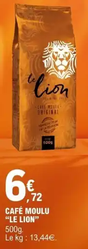 E.Leclerc LE LION CAFÉ MOULU offre