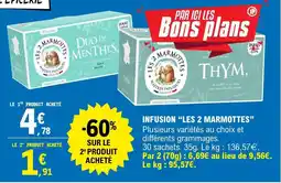 E.Leclerc Les 2 marmottes infusion offre