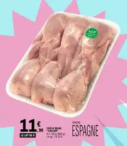 E.Leclerc CAILLE HALAL "CAILLOR" offre