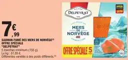 E.Leclerc Express DELPEYRAT Saumon fumé offre