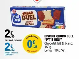 E.Leclerc P'tit Déli Choco Duel offre