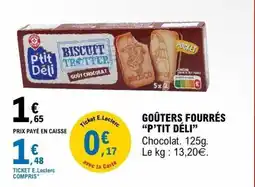 E.Leclerc P'tit Déli Biscuit Trotter offre