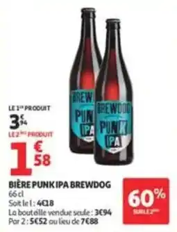Auchan Supermarché BREWDOG BIÈRE PUNK IPA offre