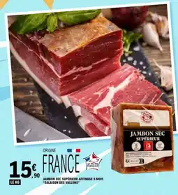 E.Leclerc SALAISSON DES VALLONS JAMBON SEC SUPÉRIEUR offre