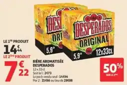 Auchan Supermarché DESPerados Bière aromatisée offre