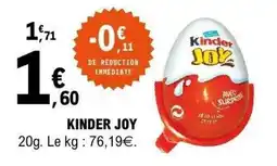 E.Leclerc Kinder Joy offre