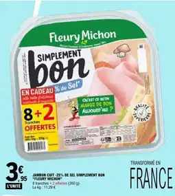 E.Leclerc Fleury Michon Jambon Cuit offre