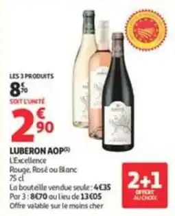 Auchan Supermarché LUBERON AOP offre