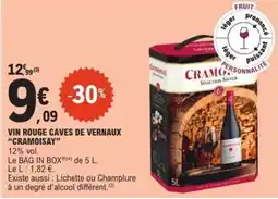 E.Leclerc Express CRAMOISAY VIN ROUGE offre