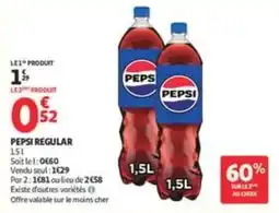 Auchan Supermarché PEPSI REGULAR offre