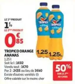 Auchan Supermarché TROPICO ORANGE ANANAS offre