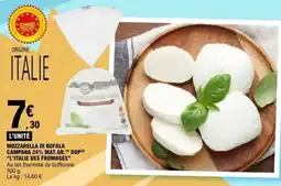 E.Leclerc MOZZARELLA DI BUFALA CAMPANA offre