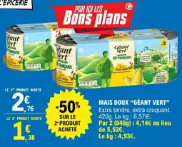 E.Leclerc Géant Vert offre