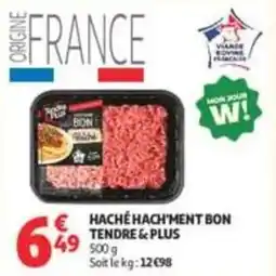 Auchan Supermarché HACH'MENT BON HACHÉ TENDRE & PLUS offre