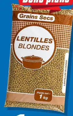 E.Leclerc Grains Secs LENTILLES BLONDES offre